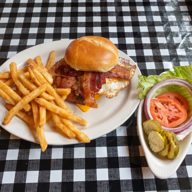 Snead's Farmer Burger.